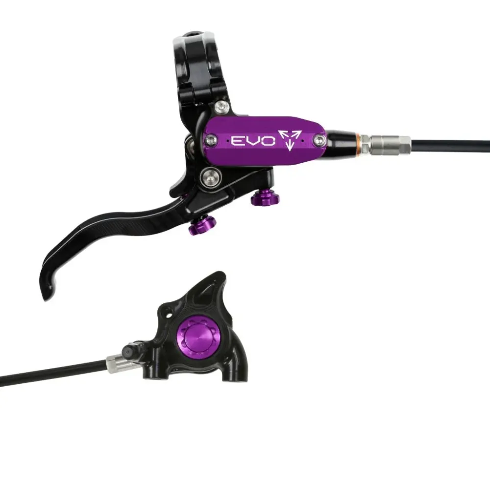 HOPE TECH 4 EVO X2 FM zadní brzda černá/fialová