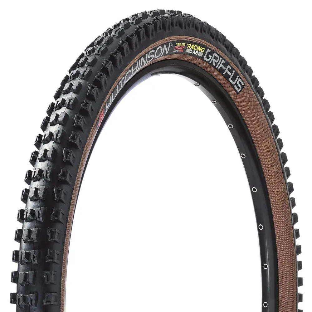 HUTCHINSON GRIFFUS 29x2.50 Racing Lab Hardskin Race Ripost Gravity Tubeless Ready Soft Black/Brown pneumatika