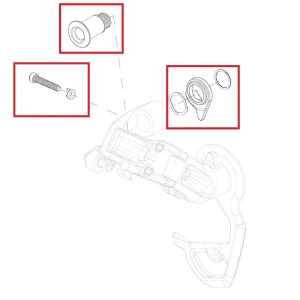 KIt SRAM RED Nastavovací montážní šrouby přehazovačky