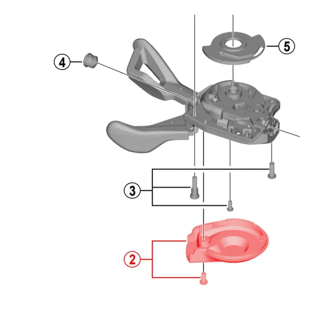 Kryt regulátoru rychlosti SHIMANO SLX SL-M7000 levý
