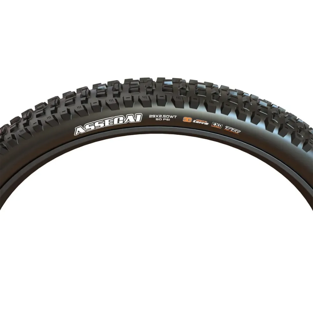 MAXXIS ASSEGAI 29x2.50 WT BikePark DH Tubeless Ready Rigid Black pneumatika