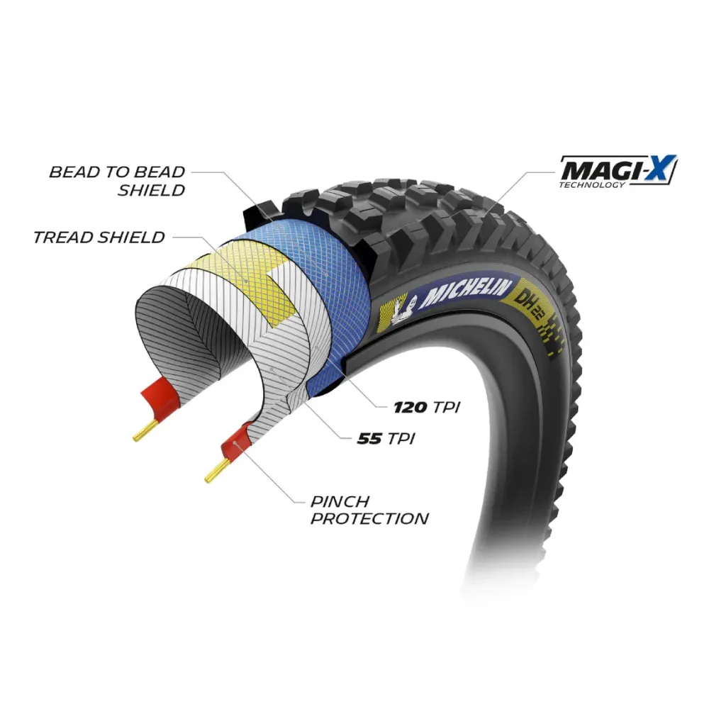 MICHELIN DH22 Racing Line 27.5x2.40 Tubeless Ready měkká pneumatika