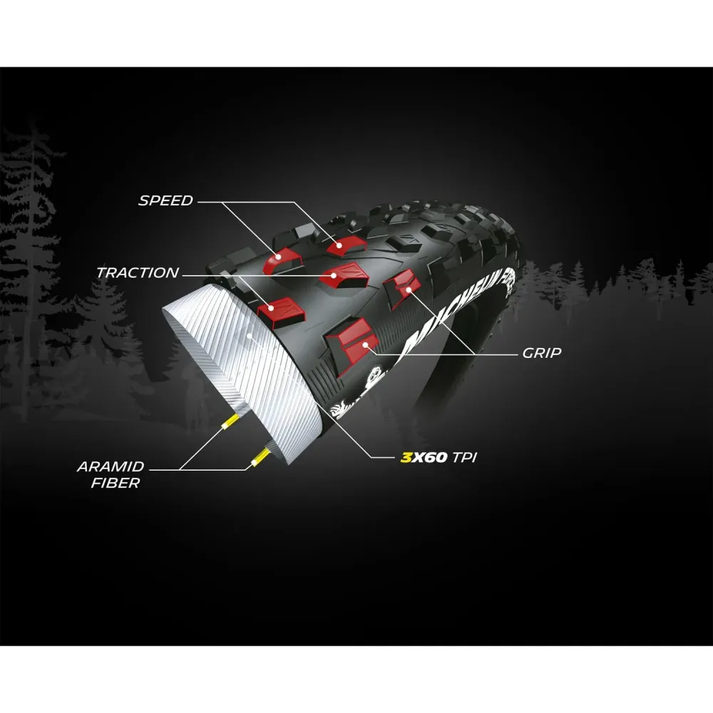 MICHELIN FORCE XC Performance Line 27.5x2.25 Tubeless Ready Soft pneumatika
