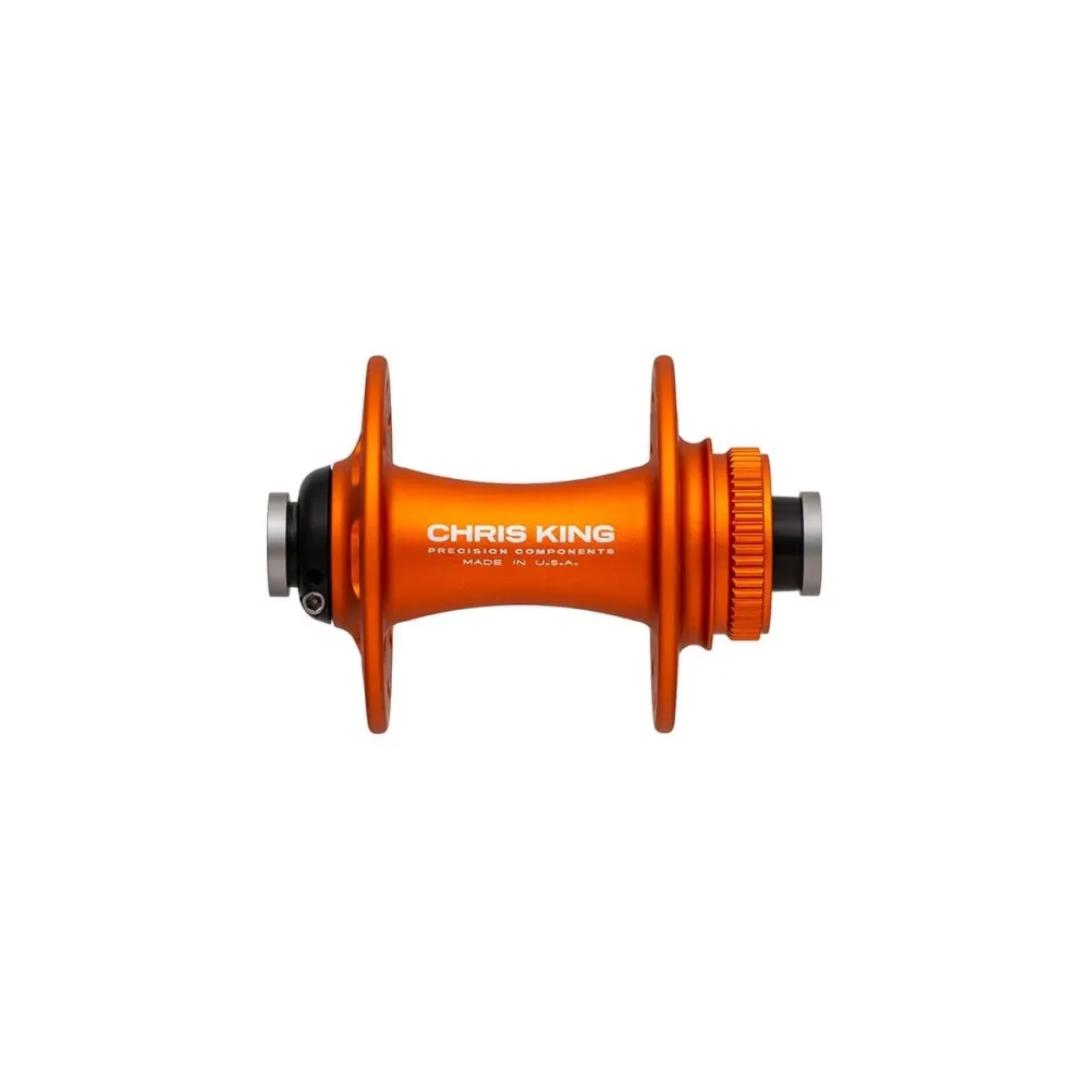 Přední náboj CHRIS KING R45D 12x100mm Center Lock Orange Mat