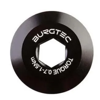 Předpínací šroub BURGTEC pro klikovou sadu Shimano HOLLOWTECH 2 černý