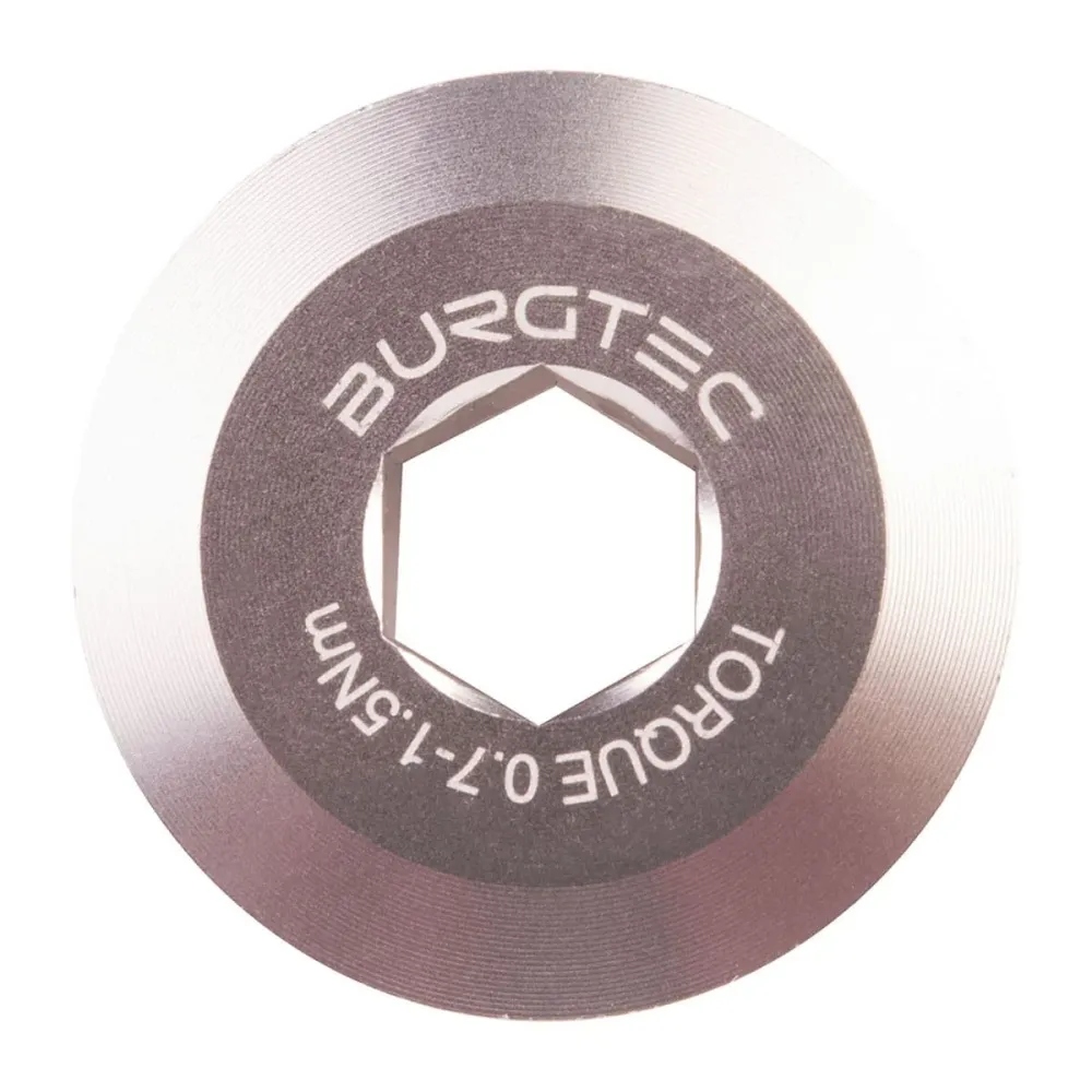 Předpínací šroub BURGTEC pro klikovou sadu Shimano HOLLOWTECH 2 stříbrný