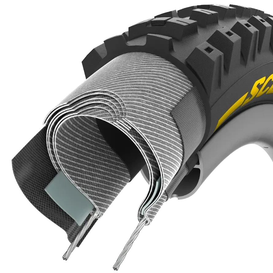 PIRELLI SCORPION RACE DH T 27.5x2.5 Tubeless Ready Soft Black/Yellow 3907400 pneumatika