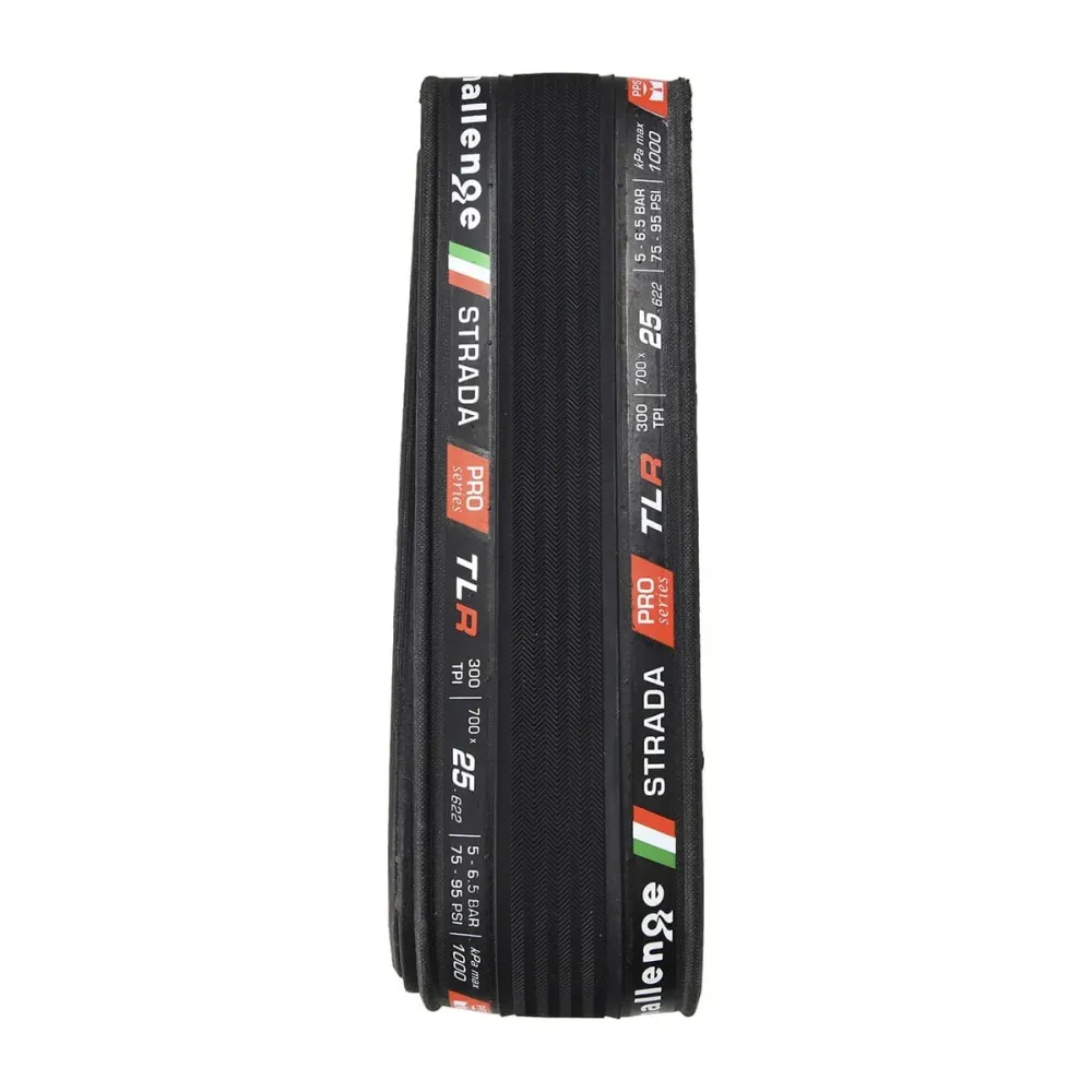 Pneumatika CHALLENGE OPEN STRADA 700x25c Tubeless Ready černá