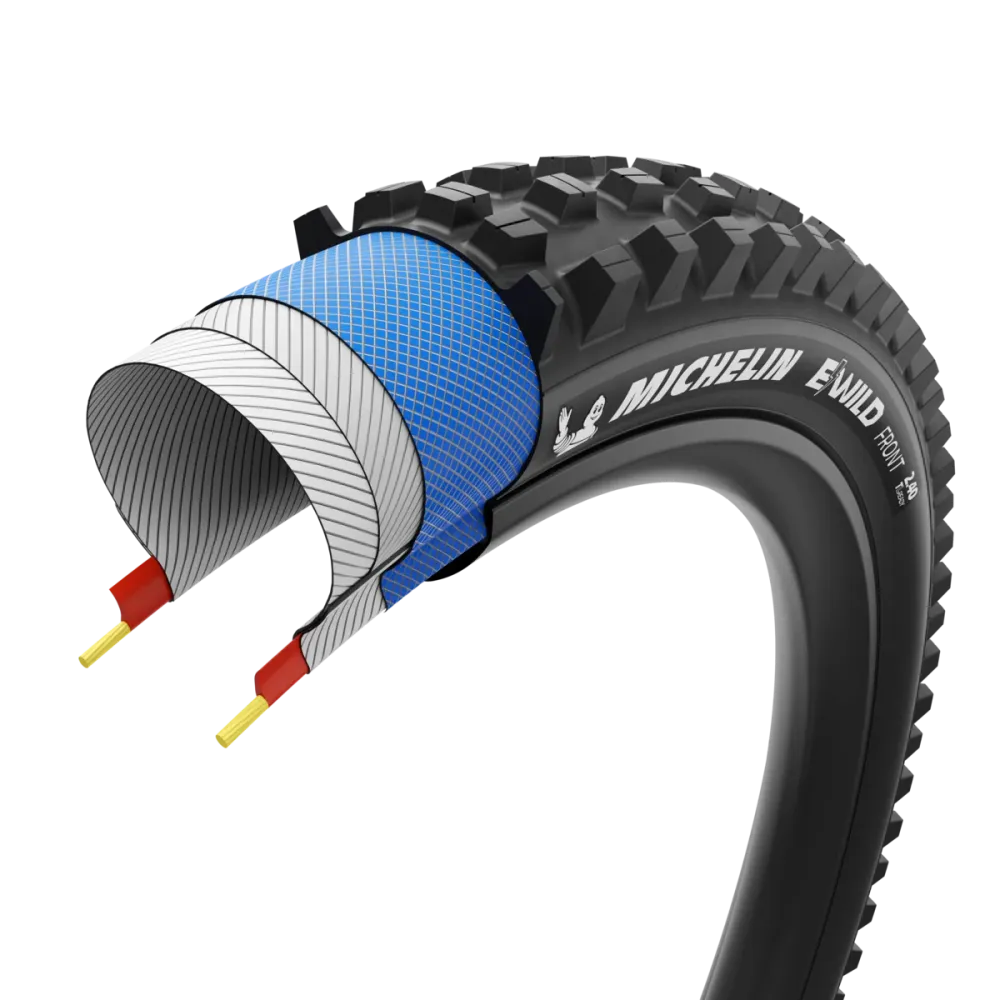 Pneumatika MICHELIN E-WILD FRONT Performance Line 29x2.60 Tubeless Ready Soft Black