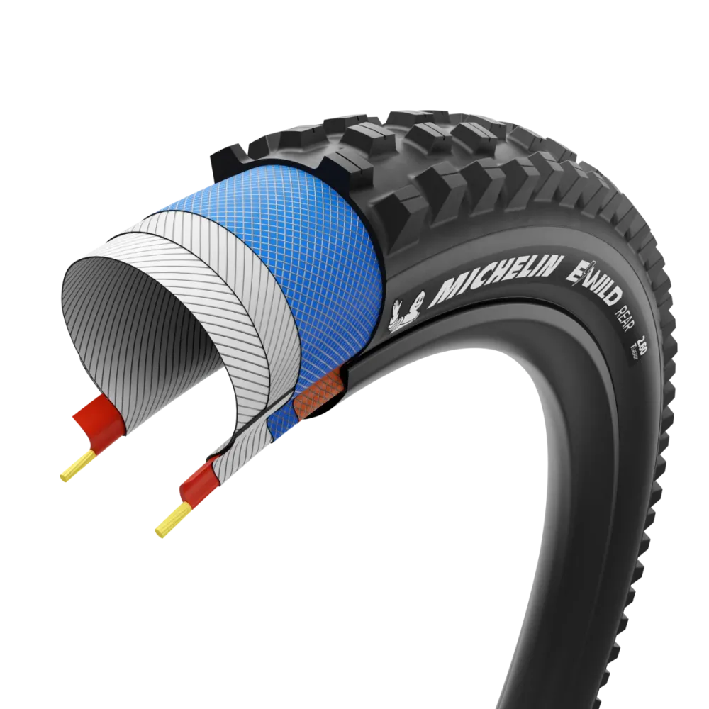 Pneumatika MICHELIN E-WILD REAR Performance Line 29x2.60 Tubeless Ready Soft Black