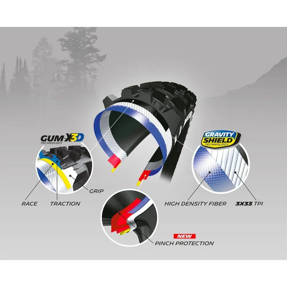 Pneumatika MICHELIN WILD ENDURO REAR Competition Line 27.5x2.40 GUM-X Tubeless Ready Soft