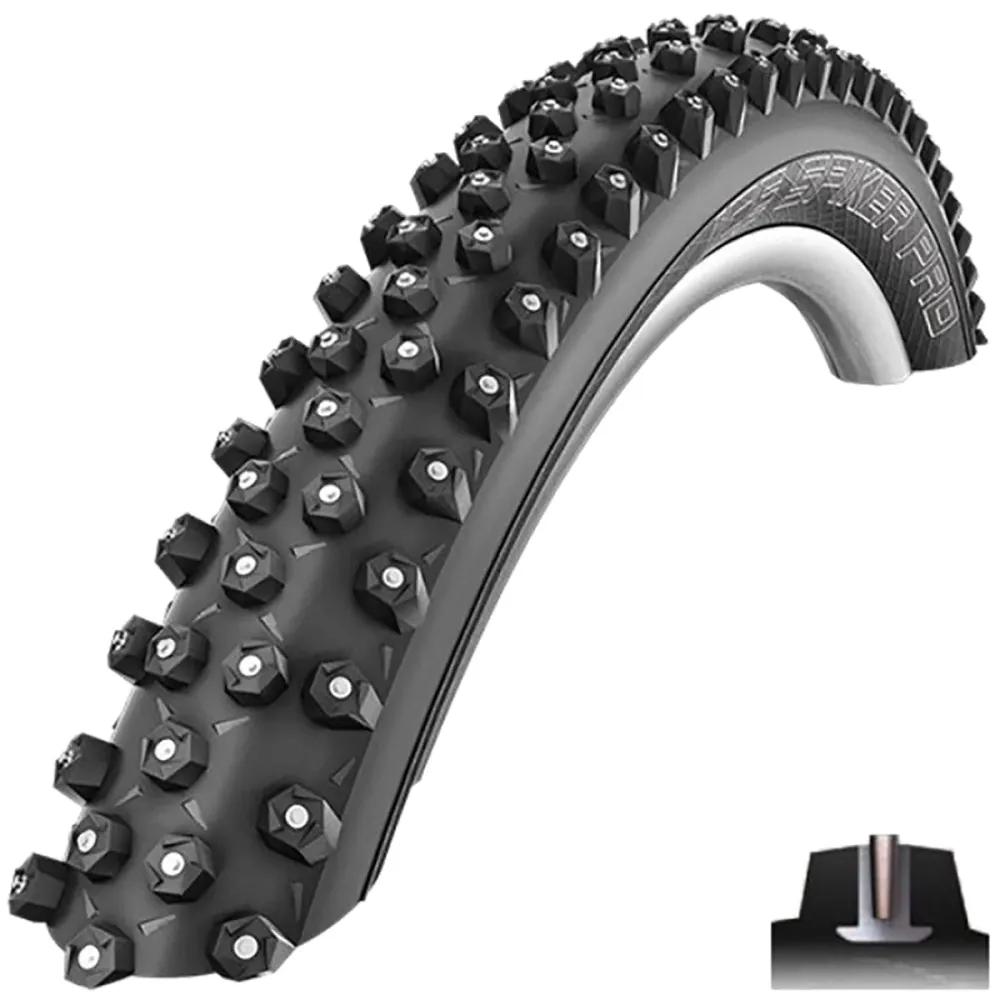 Pneumatika SCHWALBE ICE SPIKER PRO 29x2.60 DD RACEGUARD Tubeless Ready Soft Black