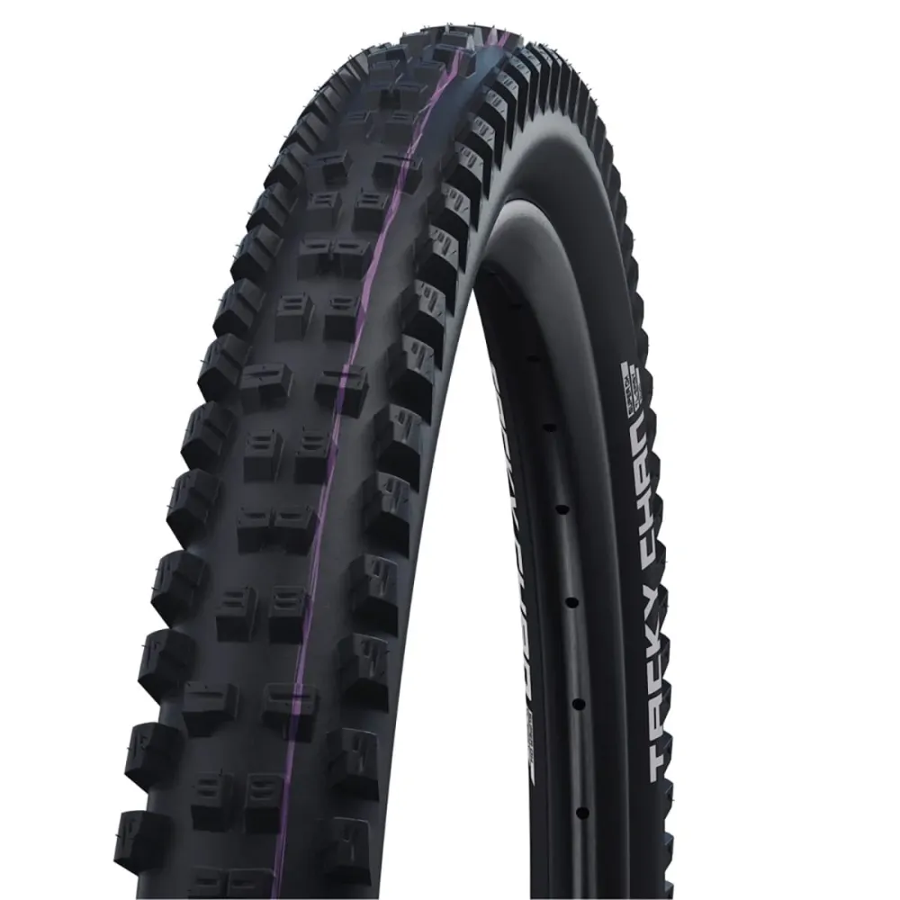 Pneumatika SCHWALBE TACKY CHAN 27.5x2.40 ADDIX ULTRASOFT SUPERDOWNHILL Tubeless Ready Soft Black