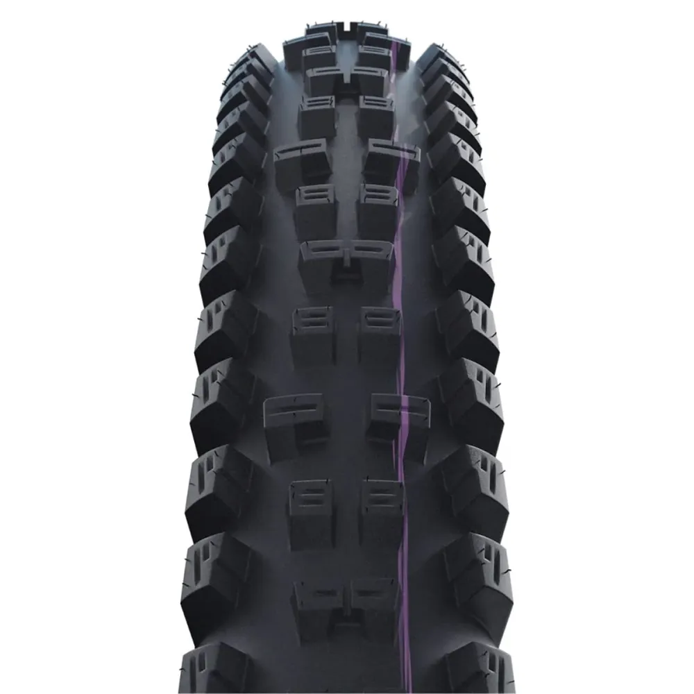 Pneumatika SCHWALBE TACKY CHAN 27.5x2.40 ADDIX ULTRASOFT SUPERDOWNHILL Tubeless Ready Soft Black