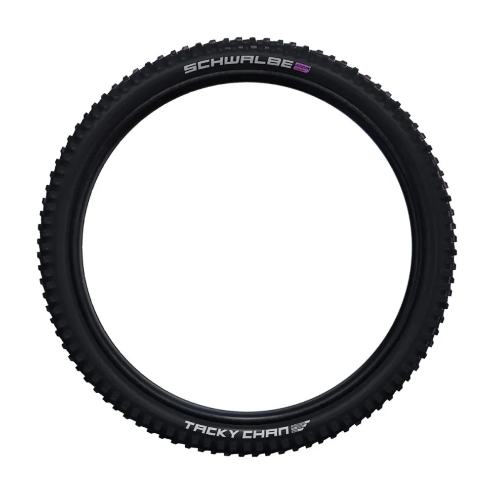 Pneumatika SCHWALBE TACKY CHAN 27.5x2.40 ADDIX ULTRASOFT SUPERDOWNHILL Tubeless Ready Soft Black