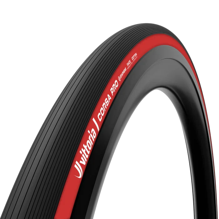 Pneumatika VITTORIA CORSA PRO Graphene G2.0 700c Tubeless Ready - speciální edice červená