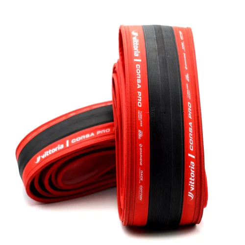 Pneumatika VITTORIA CORSA PRO Graphene G2.0 700c Tubeless Ready - speciální edice červená
