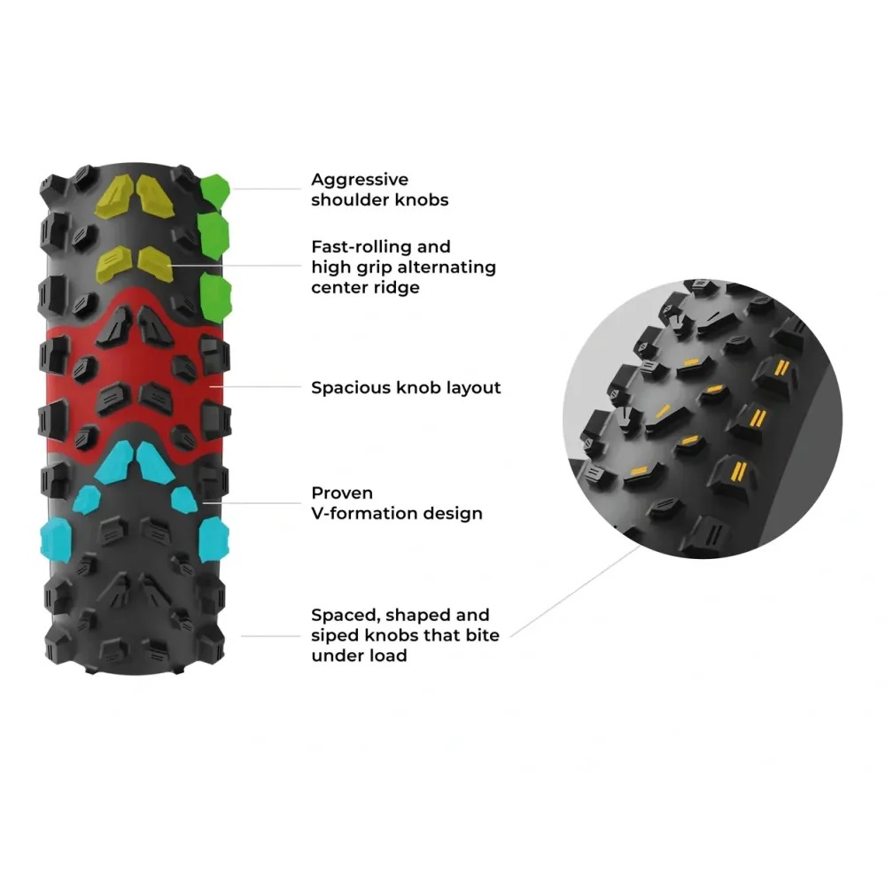 Pneumatika VITTORIA SYERRA TRAIL 29x2.40 4C Graphene 2.0 Tubeless Ready Soft Black