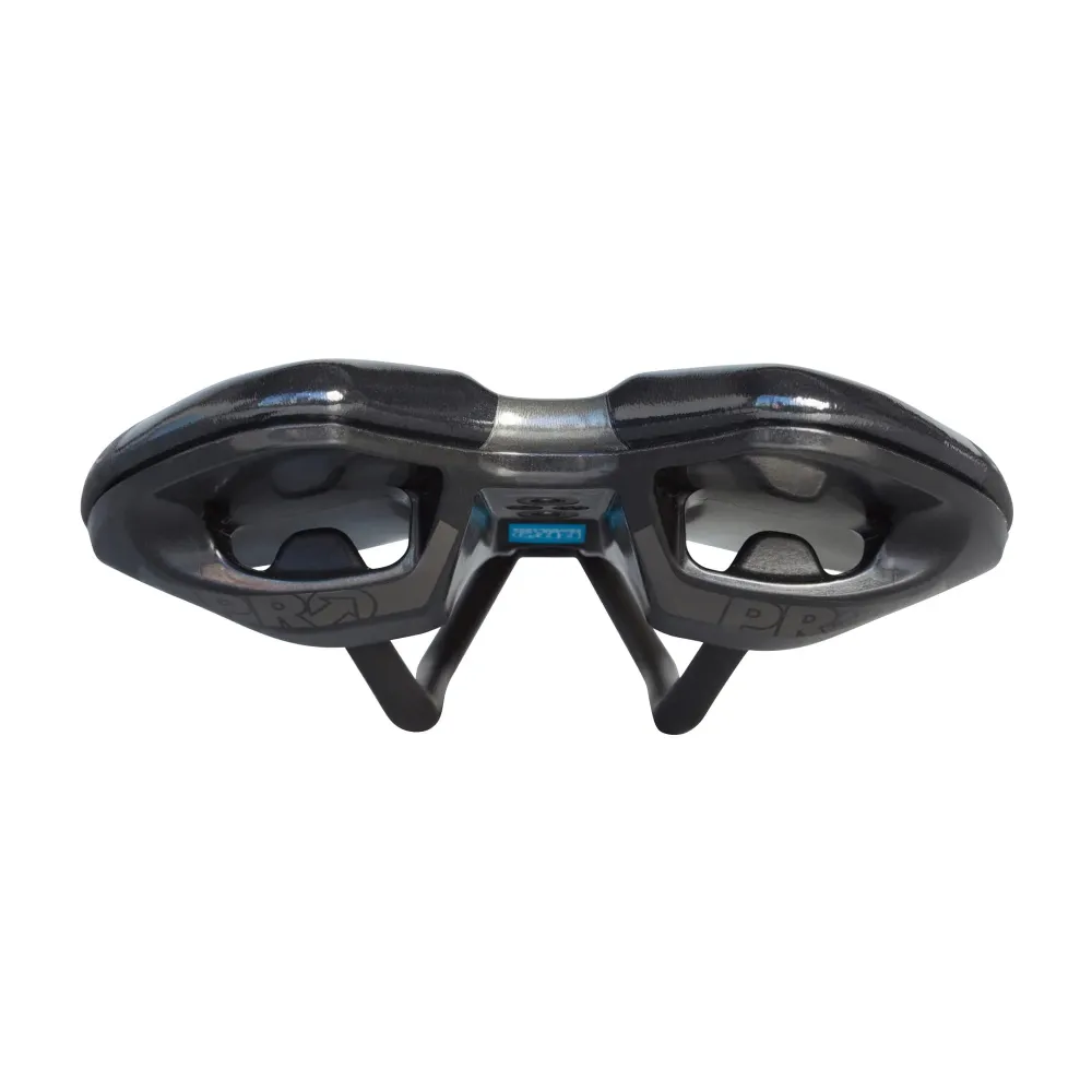 PRO FALCON GEL142mm sedlo nerezové kolejnice černé