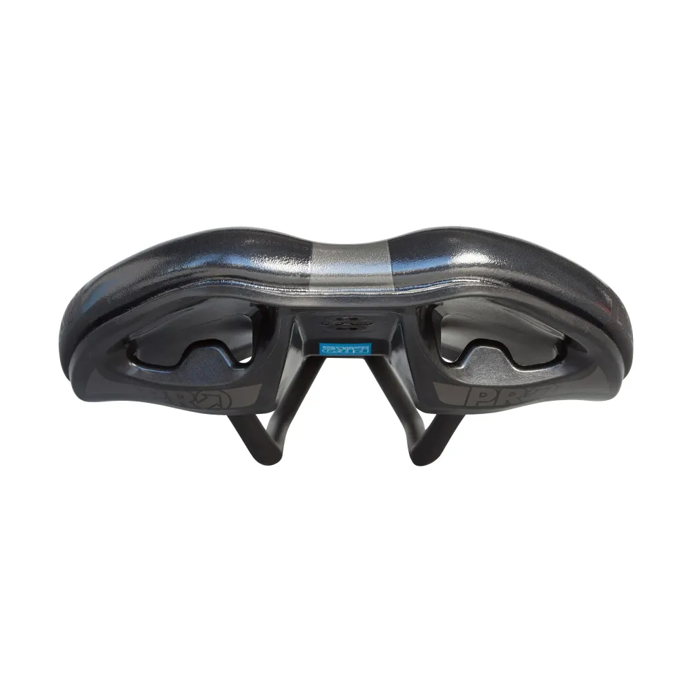 PRO TURNIX GEL 142mm sedlo s nerezovými kolejnicemi černá