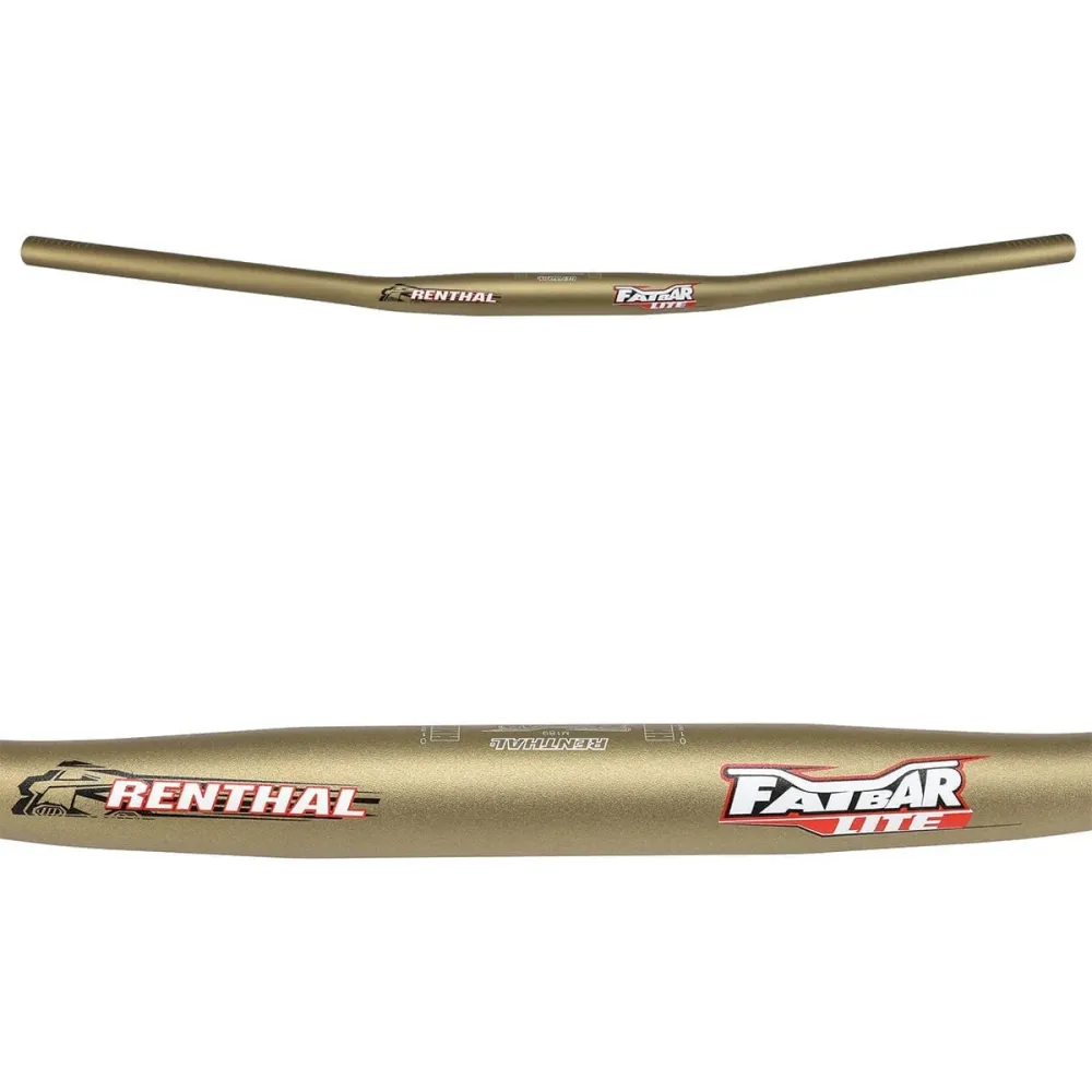 RENTHAL FATBAR LITE Rise Flat Hanger 780mm Gold