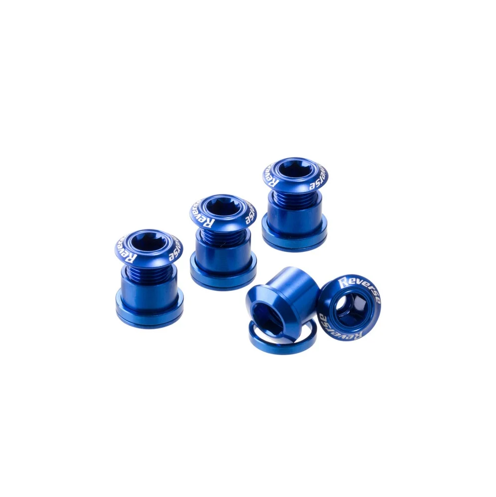 Sada 4 komínových šroubů REVERSE COMPONENTS modrá