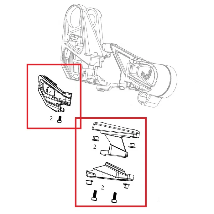 Sada ochrany přehazovačky SRAM XX T-Type Eagle AXS