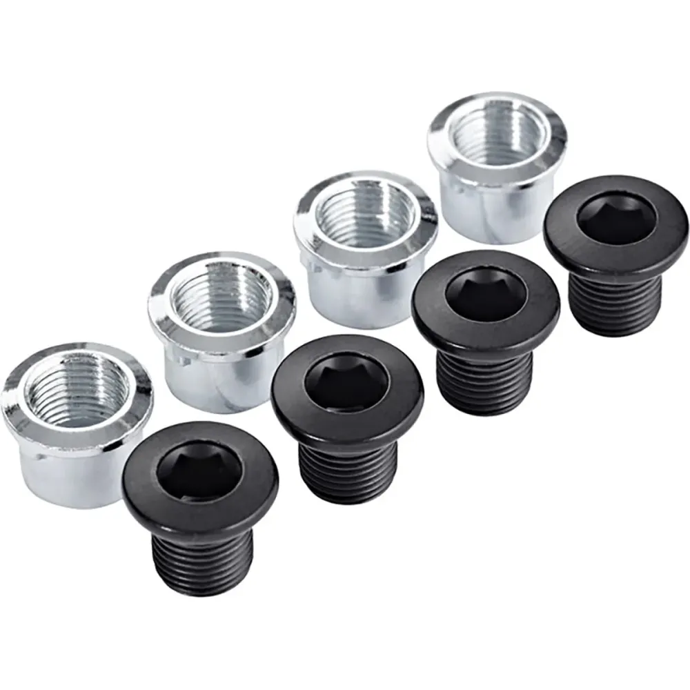 Sada šroubů matic vnějšího řetězového kroužku pro trojitou klikovou sadu SHIMANO DEORE FC-M6000 černá (x4)