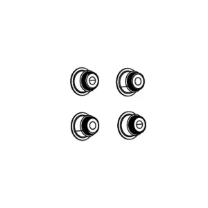 Sada šroubů SRAM pro motor klikové sady BOSCH/FAZUA (x4)