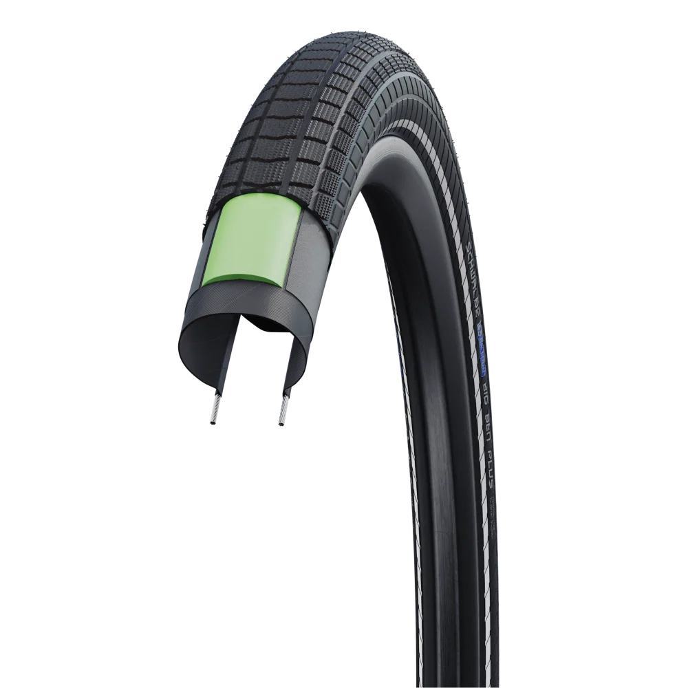 SCHWALBE BIG BEN PLUS 27.5x2.15 ADDIX DD GreenGuard Tubeless Ready tuhá pneumatika