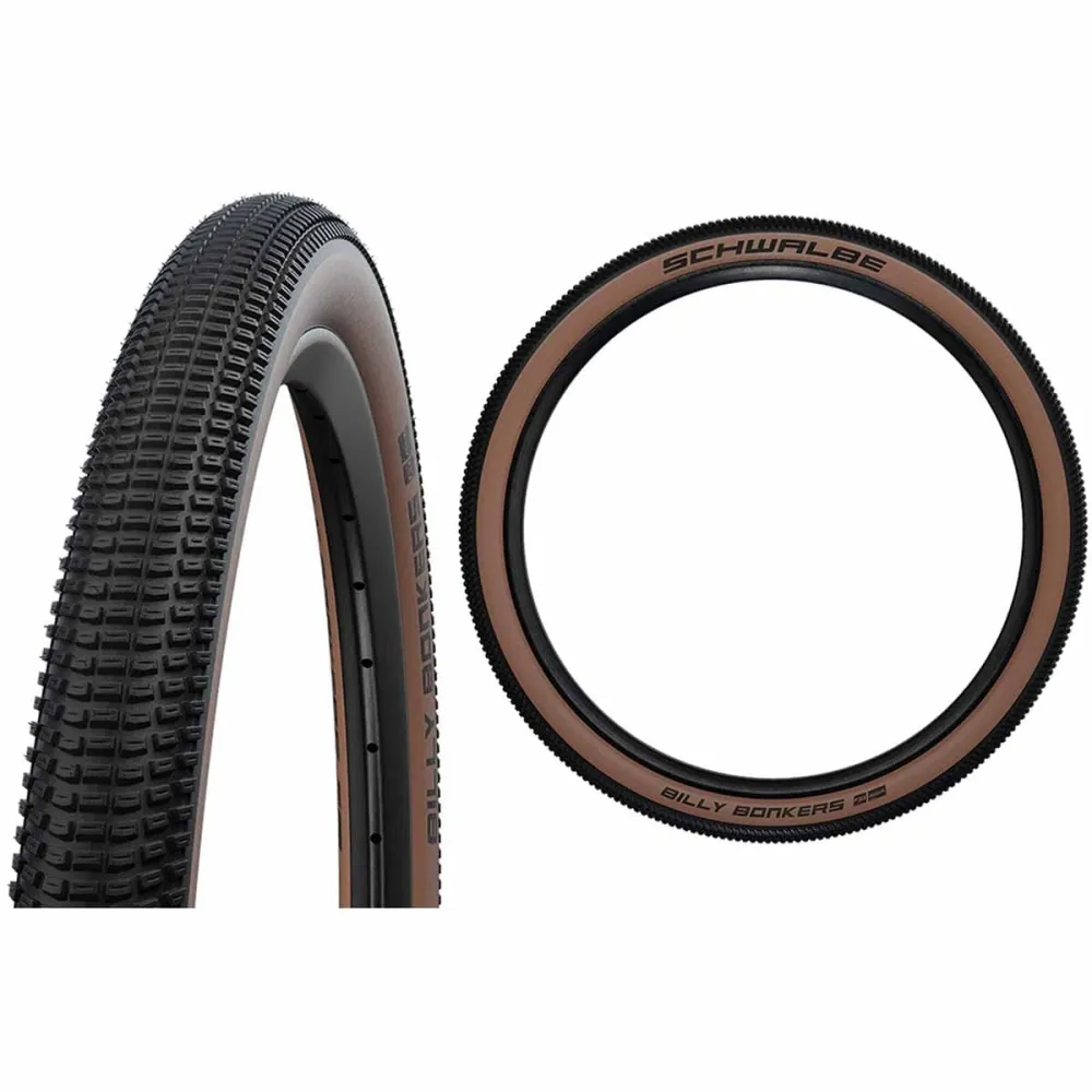 SCHWALBE BILLY BONKERS 26x2.10 ADDIX Tubetype Soft Black/Brown pneumatika