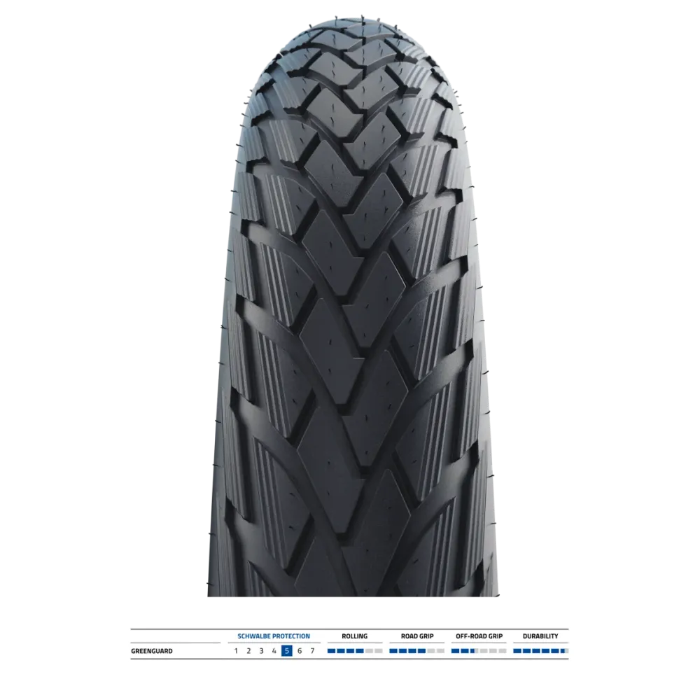 SCHWALBE GREEN MARATHON 27.5x2.35 ADDIX ECO GreenGuard Tubetype Tuhá pneumatika