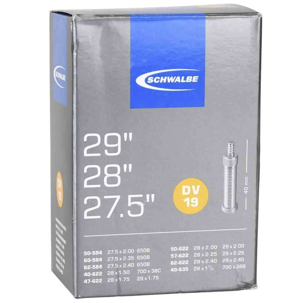 SCHWALBE STANDARD DV 19 vnitřní duše 27,5/29x1,50/2,50 Dunlop 32 mm