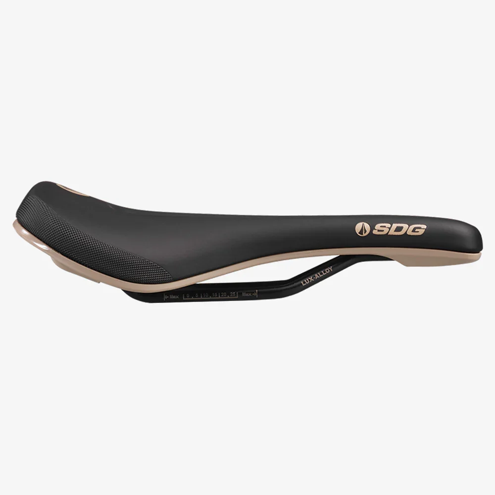 SDG BEL-AIR V3 MAX Rails Lux-Alloy Sedlo černá/béžová