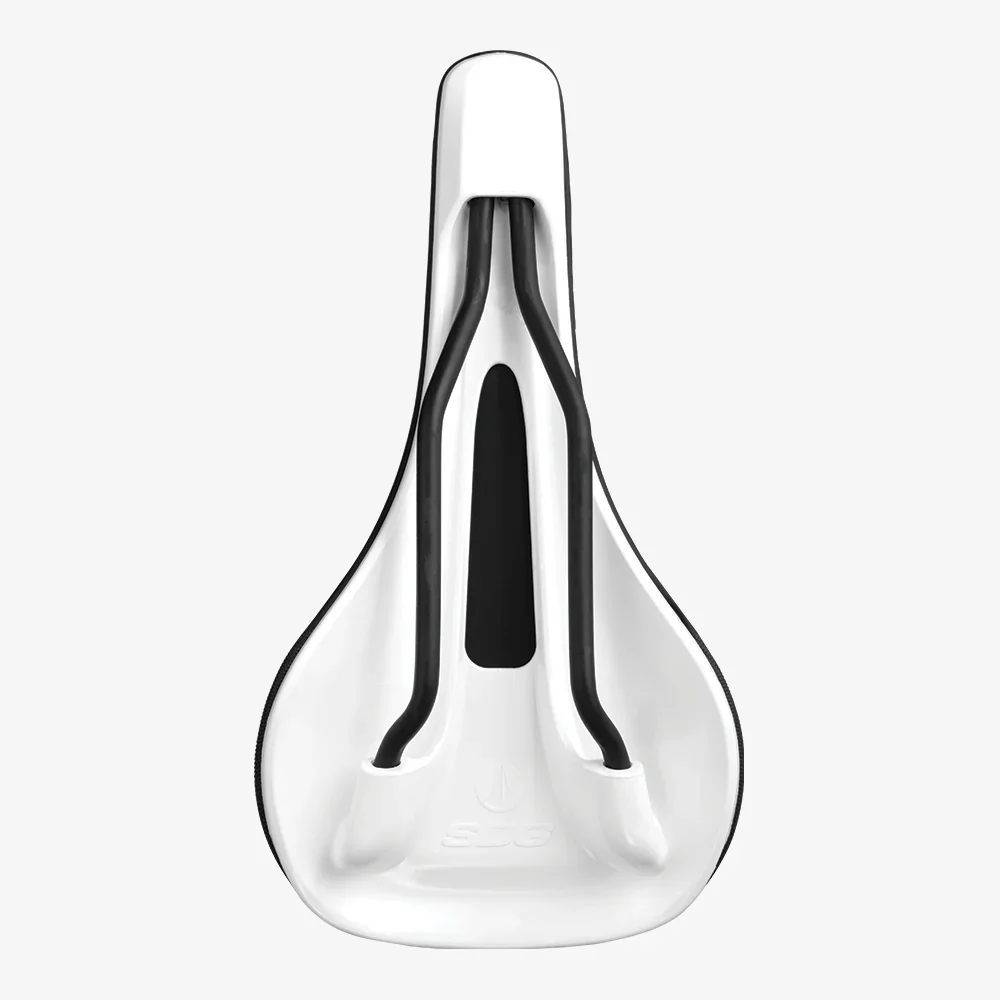 SDG Bell V3 Rails Lux Alloy Sedlo černá/bílá