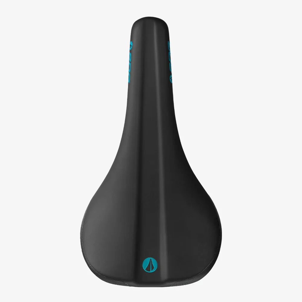 SDG Bell V3 Rails Lux Alloy Sedlo černá/tyrkysová