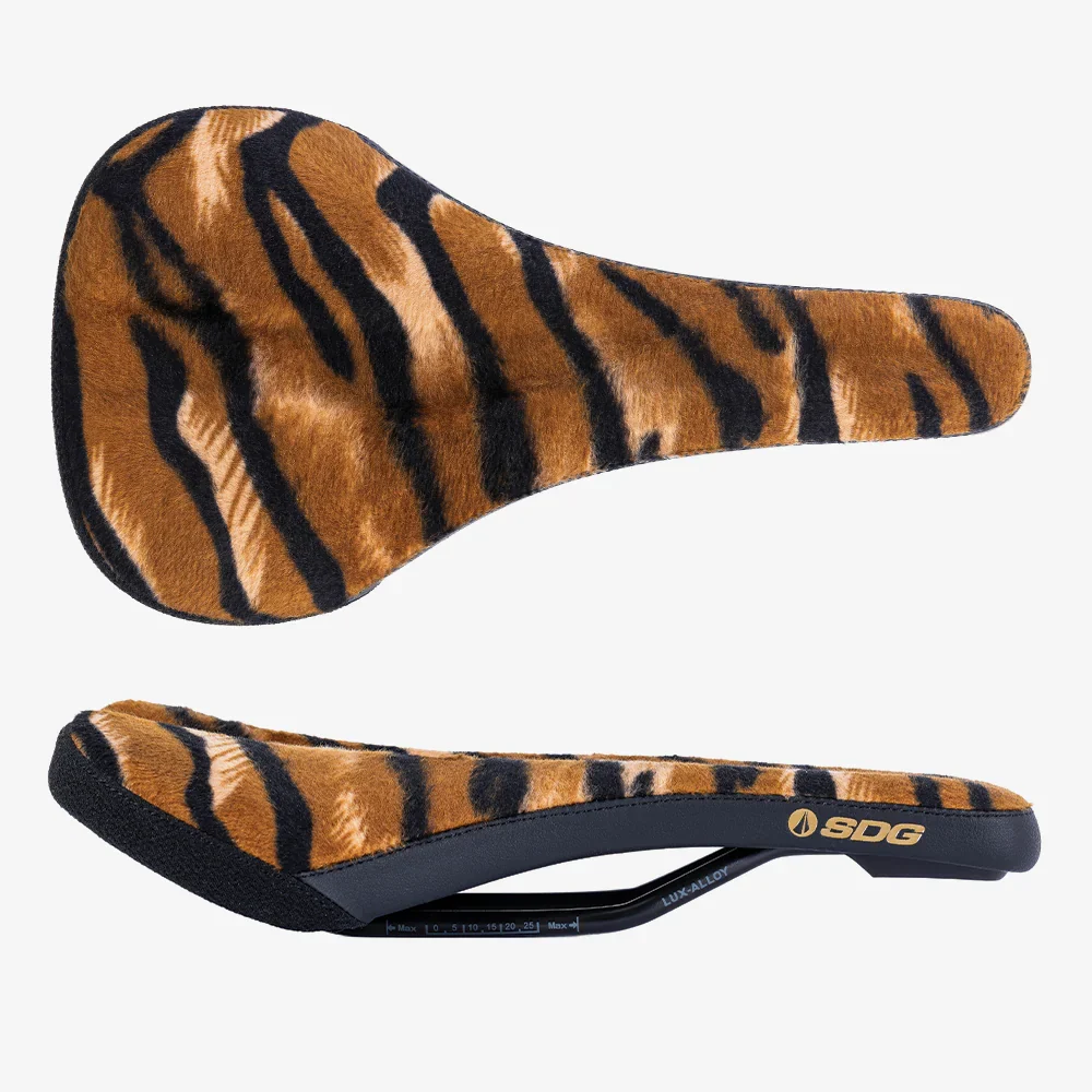 SDG Bell-AIR V3 Animal Throwback Rails Lux Alloy Tiger Sedlo