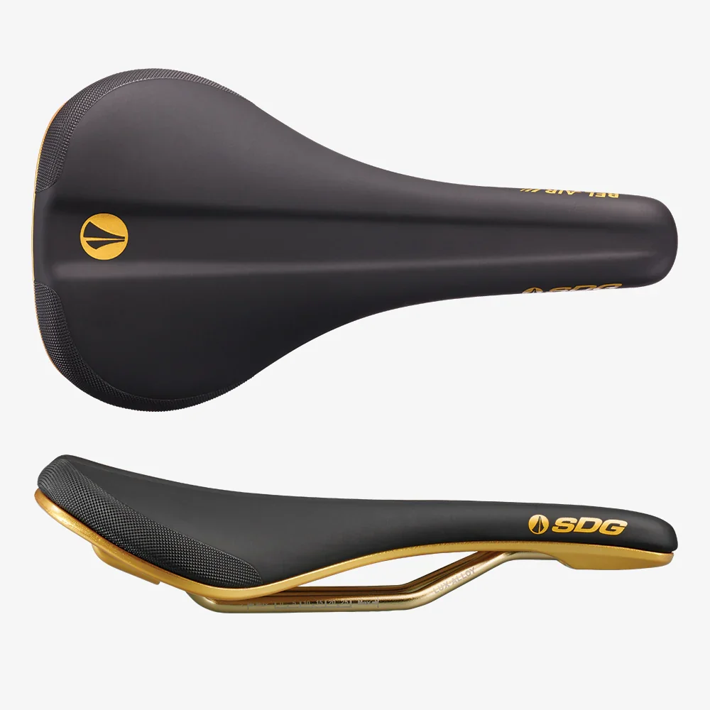 SDG Bell-AIR V3 Galactic Rails Lux-Alloy Sedlo černé/zlaté