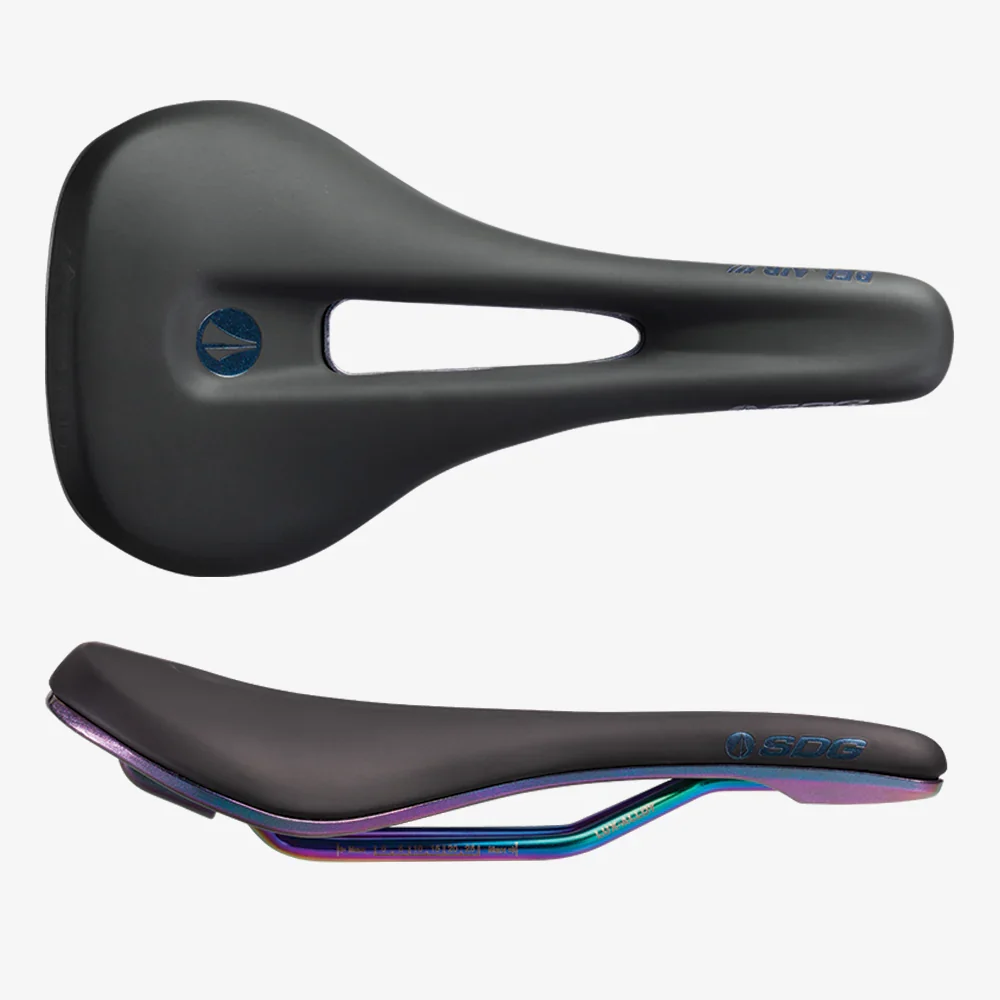 SDG Bell-AIR V3 OVERLAND Rails Lux-Alloy Black/Oil Slick Sedlo