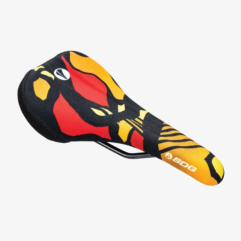 SDG Bell-AIR V3 TERRA FIRMA Rails Lux Alloy Camo Orange Sedlo