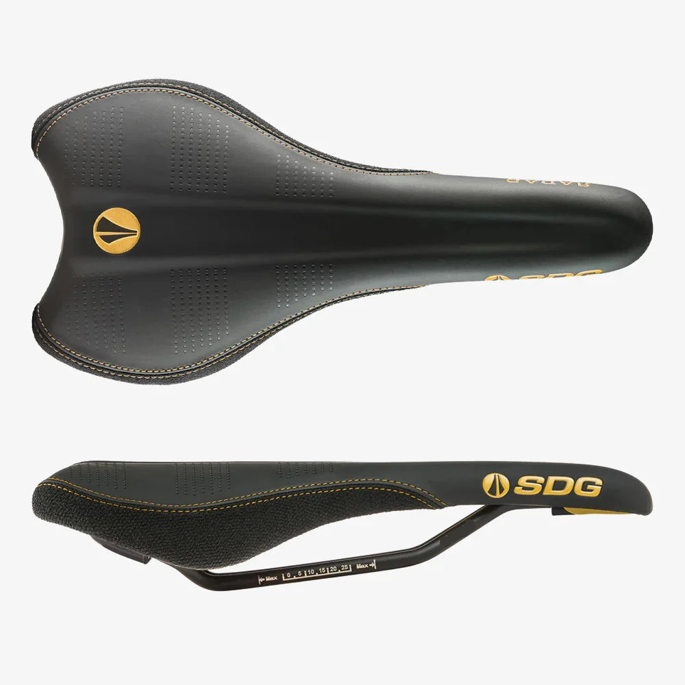 SDG RADAR MTN Rails Cr-Mo sedlo černé/zlaté