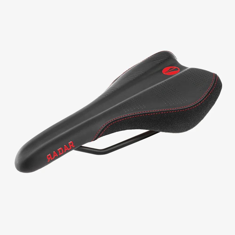 SDG RADAR MTN Rails Titanium-Alu sedlo černá/červená