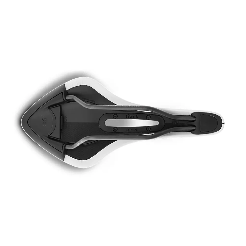 Sedlo FIZIK ARIONE R3 OPEN LARGE Rails Kium White Edition