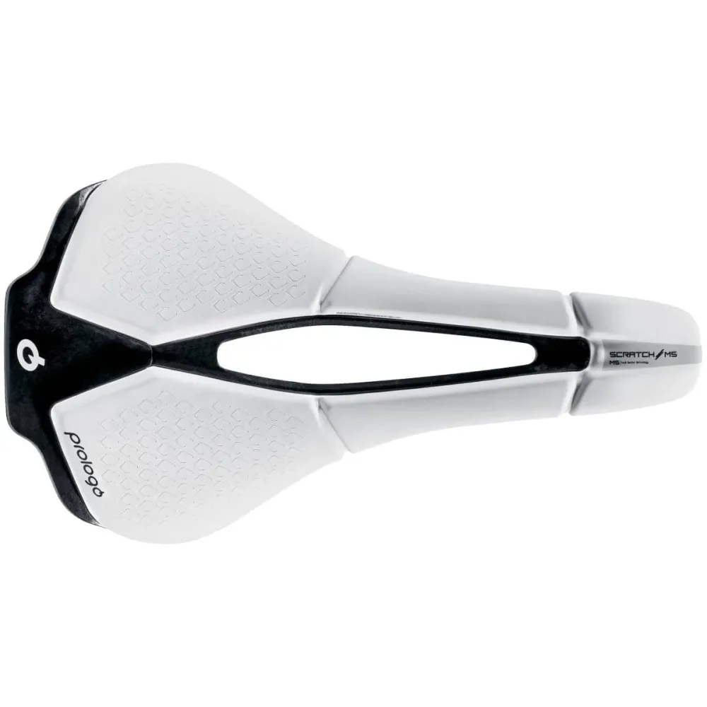 Sedlo PROLOGO SCRATCH M5 PAS Rails Tirox White