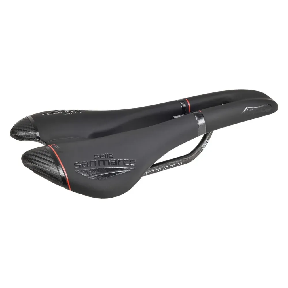 Sedlo SAN MARCO ASPIDE CARBON FX OPEN FIT NARROW Karbonové kolejnice