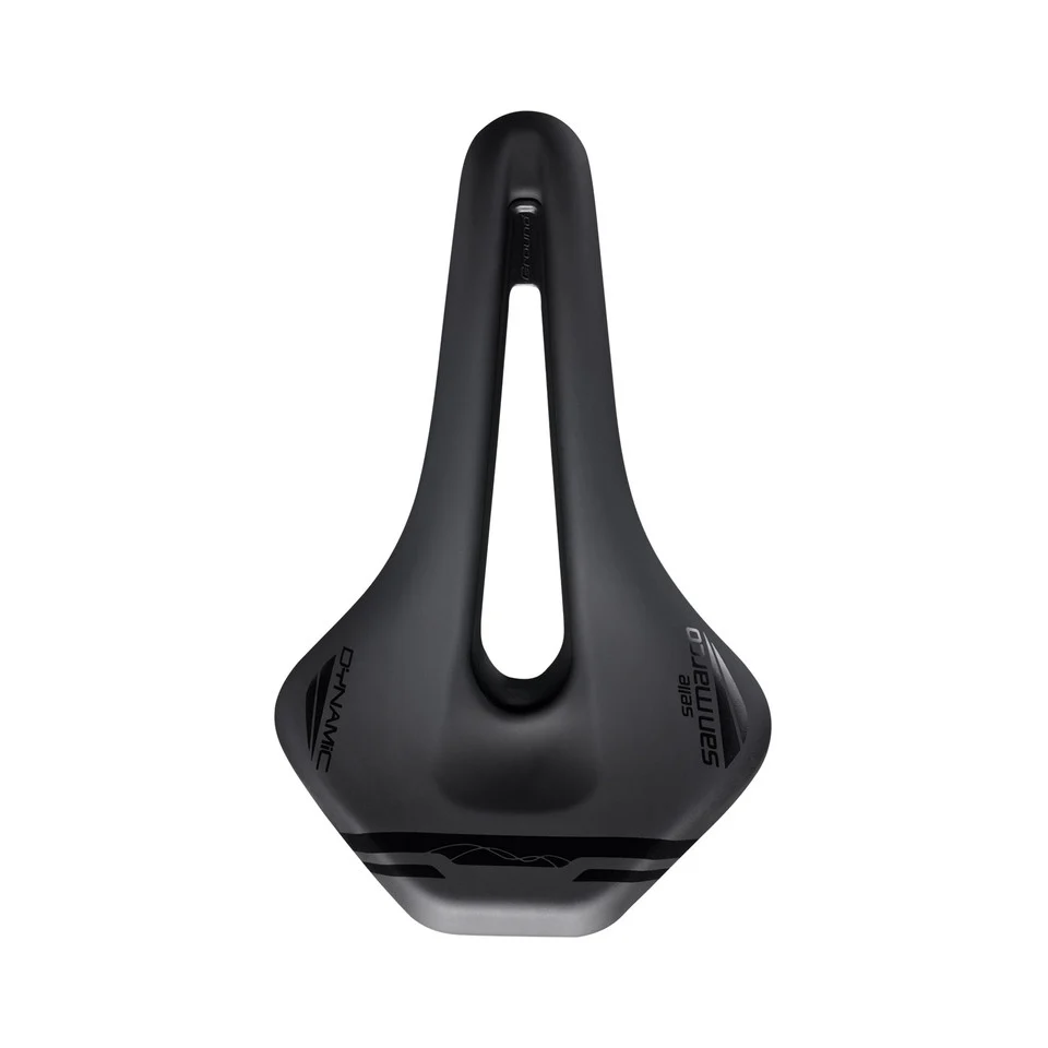 Sedlo SAN MARCO GROUND SHORT OPEN-FIT DYNAMIC 155 mm černé