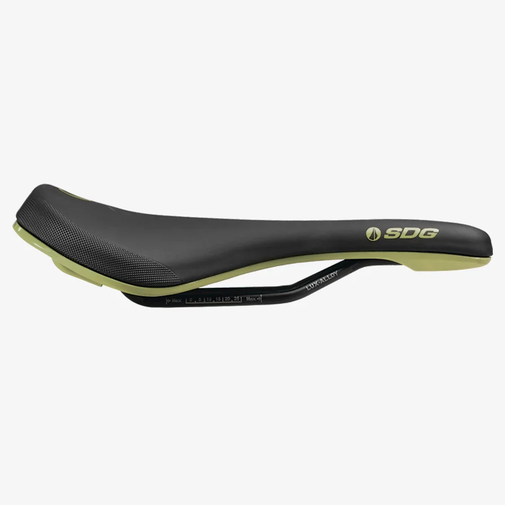 Sedlo SDG BEL-AIR V3 MAX Lux-Alloy Rails Black/Green