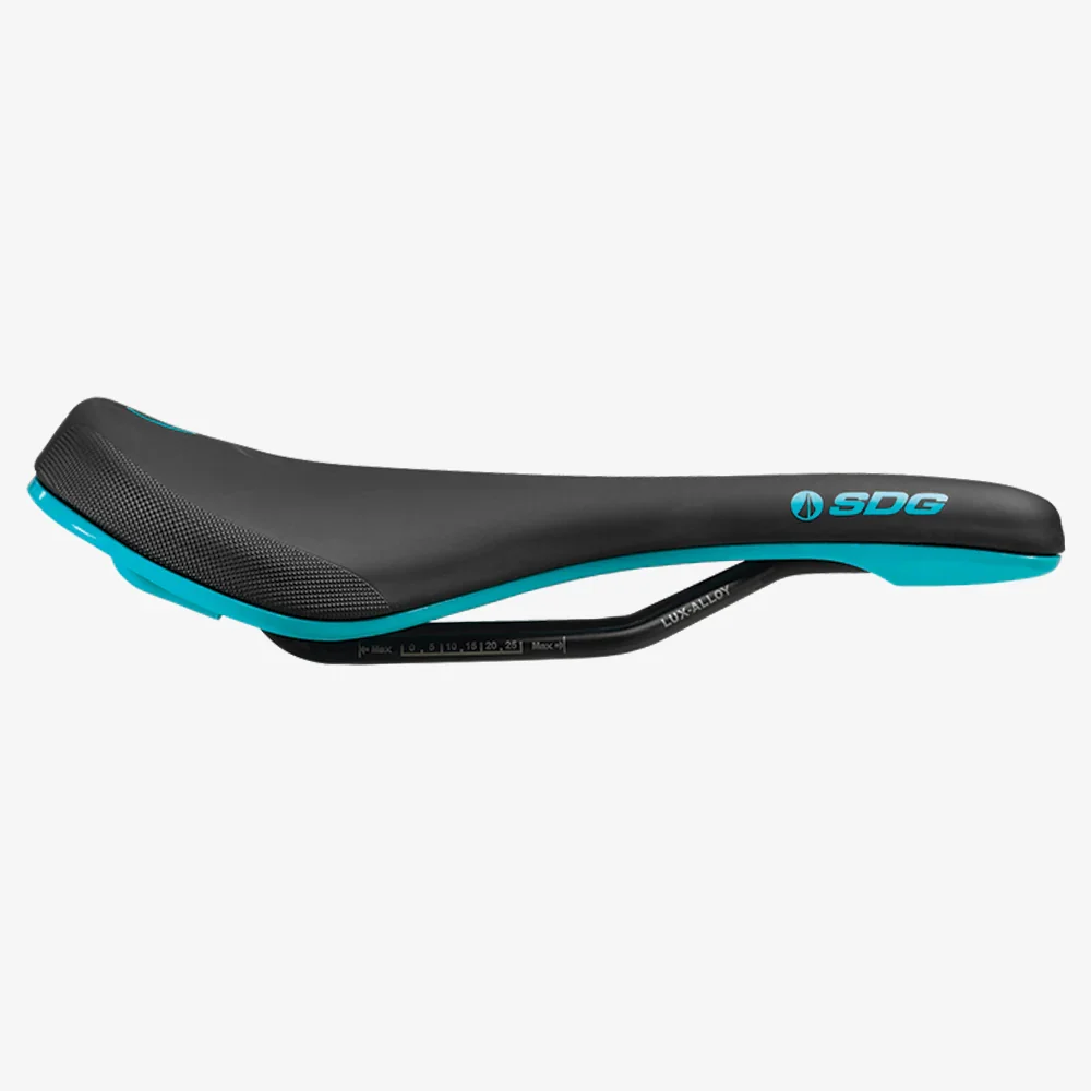 Sedlo SDG BEL-AIR V3 MAX Lux-Alloy Rails Black/Turquoise