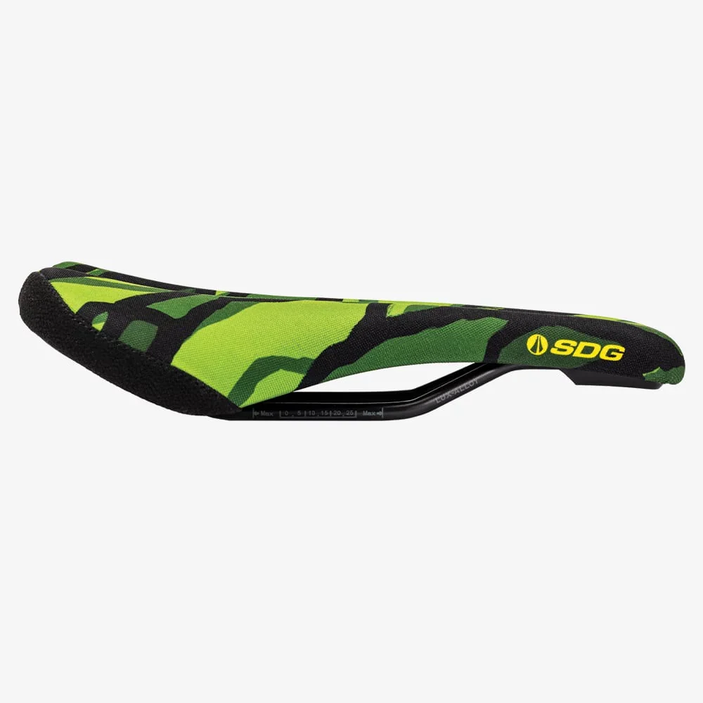 Sedlo SDG Bell V3 TERRA FIRMA Rails Lux Alloy Camo Green