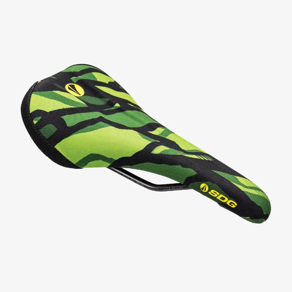 Sedlo SDG Bell V3 TERRA FIRMA Rails Lux Alloy Camo Green